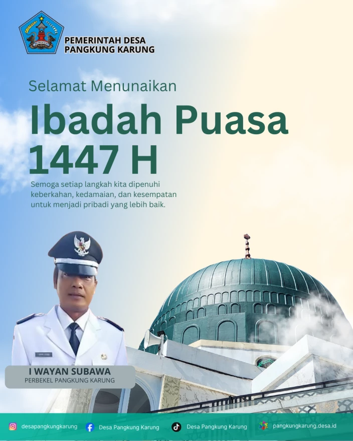Selamat Menunaikan Ibadah Puasa Ramadhan 1447 H / 2026 M